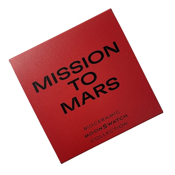 Omega x Swatch Mission to Mars Bioceramic Moonswatch Watch - Picture 8 of 13